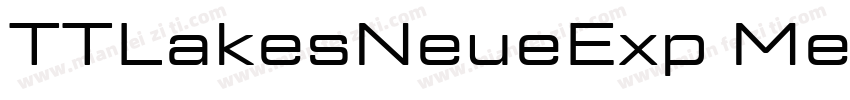 TTLakesNeueExp Medium字体转换